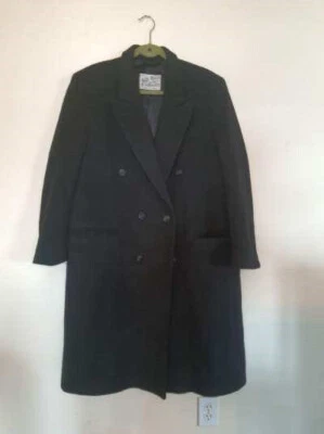 Gabardina Lanificio Vallombrosa MOORES negra lana cachemir Foto 1 de 4