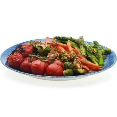 Libbey Blue Artisan Stoneware 13" Serving Platter #56890 - Image 1 of 3