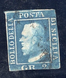 ITALIEN SIZILIEN, YV # 13, GEBRAUCHT, ETWAS DÜNN - Bild 1 von 1