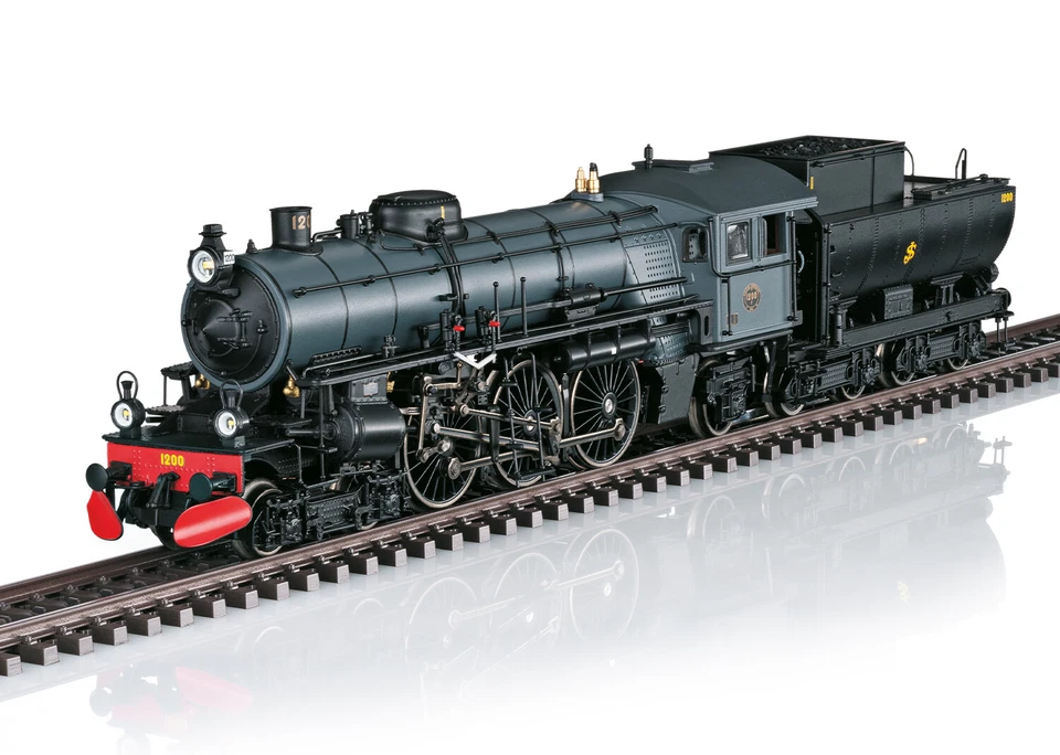 Märklin H0 39490 Dampflok F 1200 der SJ / Wechselstrom mit Sound - Bild 1 von 1