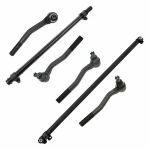 6 Pcs For Jeep Grand Cherokee Adjustment Sleeve Drag Link Tie Rod Pitman Arm New - Picture 1 of 7