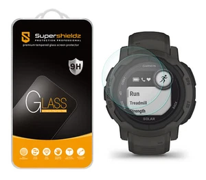 2 x protection d'écran en verre trempé Supershieldz pour Garmin Instinct 2 - Photo 1 sur 5