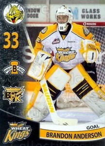 2011-12 Brandon Wheat Kings #1 Brandon Anderson