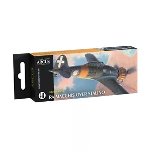 Arcus E4010 Emaille Lack Set RA MACCHIS OVER STALINO 6 Farben 10ml für Modellbausatz - Bild 1 von 14