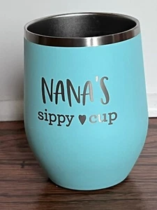 Trinkbecher Reisebecher Kaffee stiellos Weinglas Nana's Trinkbecher lustiges Geschenk - Bild 1 von 7