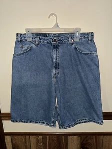 Vintage Levi's 565 Wide Leg White Tab Blue Jean Shorts Gr. Made in USA Gr. 38 - Bild 1 von 8