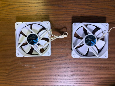 2x Fractal Design Dynamic X2 GP-12 120mm Case Fan White/White - Image 1 of 3