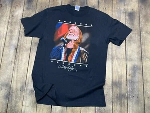 M * Vintage 90s Willie Nelson T Shirt * 16.122 Classic Country Outlaw - Bild 1 von 4