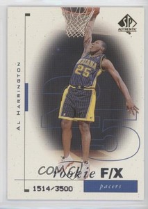 1998-99 SP Authentic Rookie F/X /3500 Al Harrington #113 Rookie RC