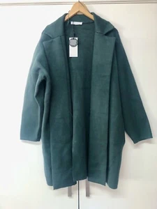 $99.95 RRP Ladies COATIGAN Thyme Green BETTY BASICS stretch Cardigan Jacket NEW - Picture 1 of 11