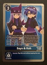 Sayo & Koh | EX5-065 R | Blue | Animal Colosseum | Digimon TCG