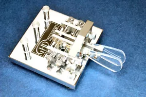 GHD GN507F Automático CW Paddle Morse Código Llave, envío por Mensajero desde Japón - Imagen 1 de 1