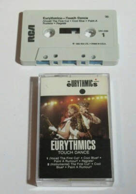 ROCK EURYTHMICS TOUCH DANCE CASSETTE TAPE LIGHTLY USED 1983 EXCELLENT - Image 1 of 2