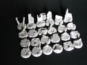 32 mm Urban Rubble Bases-Resin-Lot of 25 custom - Bild 1 von 4