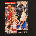 Michael Jordon & Scott Pippen 1993 Upper Deck #62 Scoring Threats Nba Bulls
