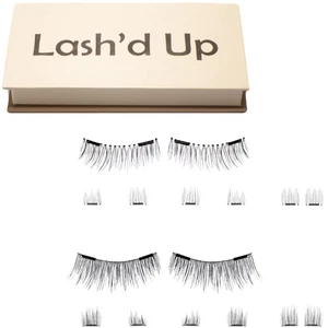 (2 Pairs) Dual Magnetic Eyelashes Natural Look Full Lashes with Anchors, No Magn - Picture 1 of 12