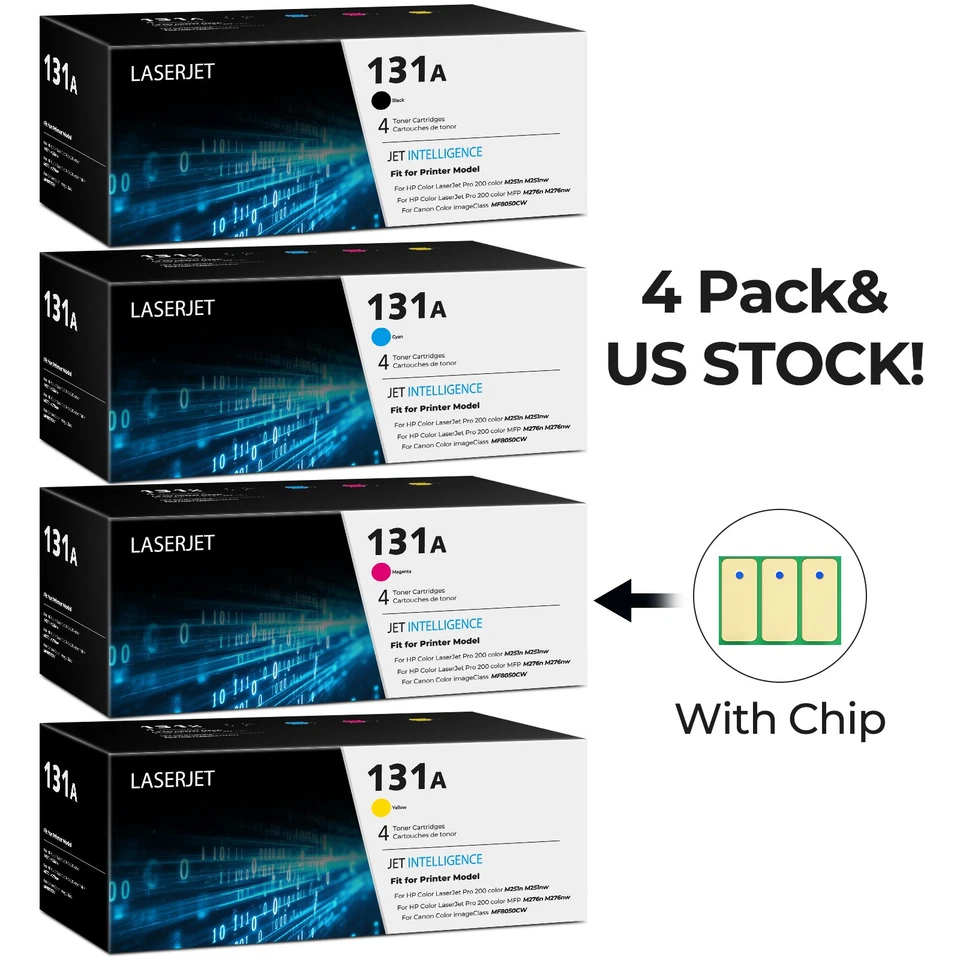 HP 131A LaserJet Toner Cartridge - Cyan, (CF211A)