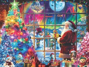 Christmas Jigsaw Puzzle by Springbok Christmas Magic 1000 Piece Made in USA - Picture 1 of 2