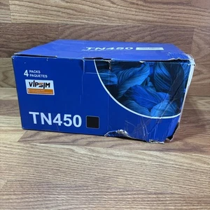 4 TN450 Toner Cartridge for Brother TN-450 TN420 MFC-7360N 7860DW HL-2270DW 2240 - Picture 1 of 5