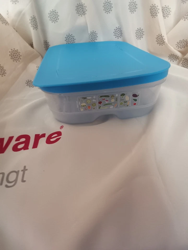  Tupperware Klima Oase  Kühlschrank Aufbewahrung 1,8 L blau Vorführmodel - Bild 1 von 3