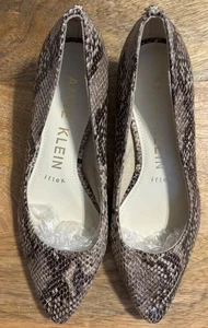 Anne Klein Flex Kitten Heel Size 7 Snakeskin Pump - Picture 1 of 10