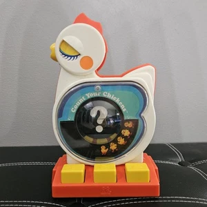 Rare Vintage "Count Your Chickens" 1977 educational counting toy by Tomy Works! - Picture 1 of 6