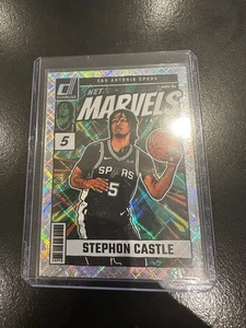 2024-25 Panini Donruss Stephon Castle #23 Diamond Prizm Net Marvels Rookie RC - Picture 1 of 2