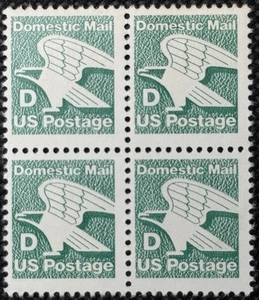 Scott #2111 Eagle Serie D Blocco di 4 francobolli - MNH - Foto 1 di 2