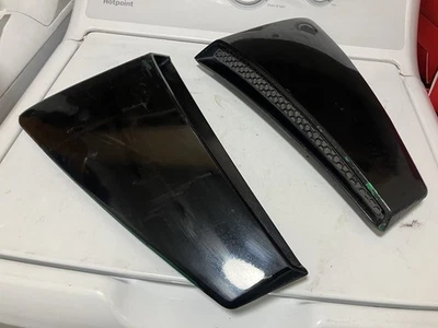 Ford Mustang 1999-2004 cuarto panel cucharas laterales par GT negro rayado Foto 1 de 4