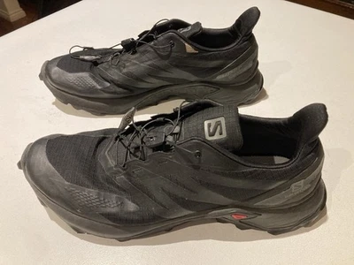 Salomon Supercross Blast Black Mens Sz 11.5 Great condition - image 1 of 4