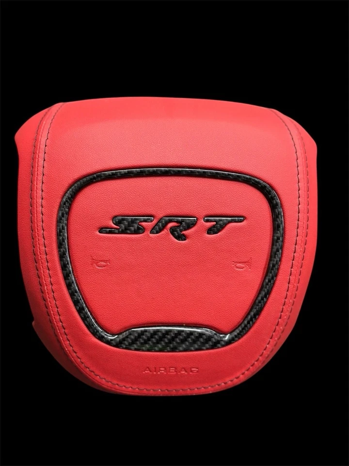 Красный кожаный чехол на руль Dodge Challenger Charger Durango srt 2015-2024 - Изображение 1 из 1