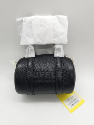 Marc Jacobs The Nano Duffle Crossbody Leather Bag Black New JL02511029 - Image 1 of 4