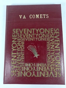1971 Velma Alma Oklahoma High School Yearbook VA Comets Grades K-12 Hardcover - Picture 1 of 14