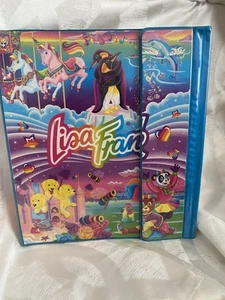 Vintage Lisa Frank Characters Tri-Fold Binder Trapper Keeper - Picture 1 of 16