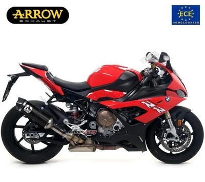 Arrow Race-Tech Dark Aluminium SlipOn Muffler w/Carbon End Cap BMW S1000RR 19-24 - image 1 of 3