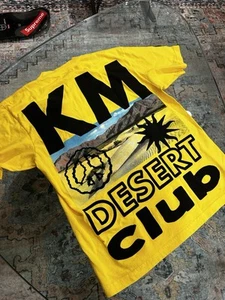 New Keinemusik Coachella 2025 KM Desert Club Gold Yellow Tee Shirt Medium - Picture 1 of 7