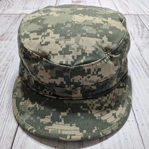 Army Patrol Cap Digital Camo Rip Stop Fitted Cadet 7-3/4 mit Stash Pocket Military - Bild 1 von 7