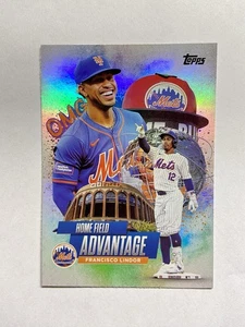 2025 Topps Serie 1 - Home Field Advantage Francisco Lindor #HA-17 Mets Nueva York - Imagen 1 de 3