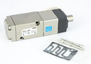 SMC NVS114-0009D 5/2 Way Pneumatic Directional Control Valve, 120VAC - Picture 1 of 5
