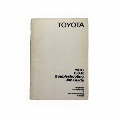 Manual de reparación de servicio de taller de diagnóstico eléctrico Toyota 1976 OEM ESP guía hágalo usted mismo Foto 1 de 4