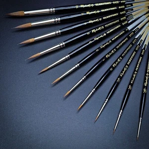 Raphael Kolinsky Sable 8408 Series Brushes Singles Full Range Combined Shipping - Picture 1 of 33