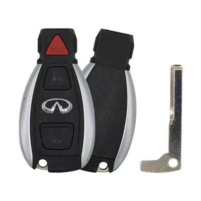 Locked Original 2016-2019 Infiniti QX30 Smart Key Keyless remote w/ uncut blade - Image 1 of 3