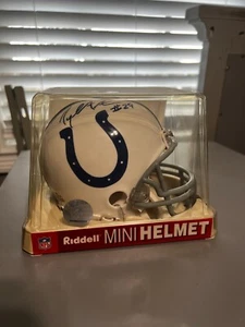 JOSEPH ADDAI AUTOGRAPHED MINI HELMET INDIANAPOLIS COLTS - Picture 1 of 5