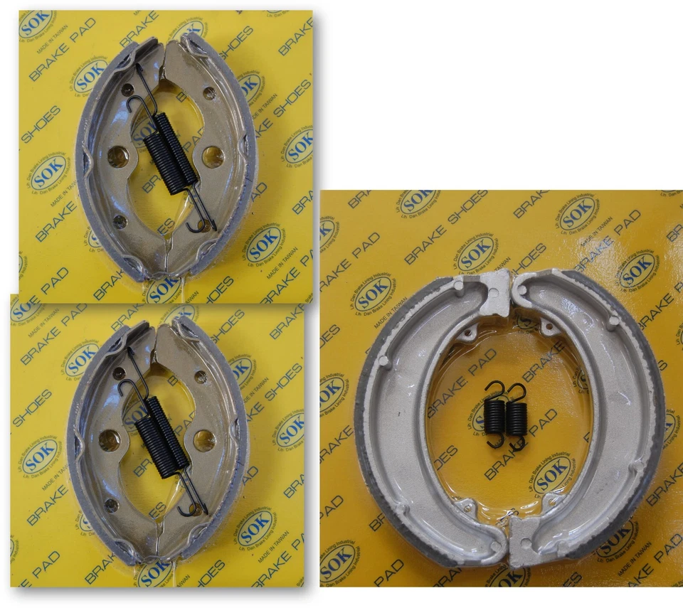 ZAPATOS FRENO DELANTEROS Y TRASEROS + Muelles HONDA TRX 250 Fourtrax 1985-1987 TRX250 Foto 1 de 1