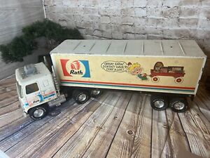 VINTAGE NYLINT RATH PACKING PLANT TOY ADVERTISING DELIVERY TRUCK! RARE!