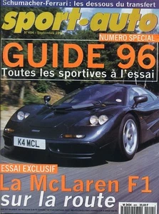 SPORT AUTO n°404 09/1995 MAC LAREN F1 GP ALLEMAGNE & HONGRIE BMW M3 3.2 - Imagen 1 de 1