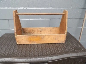 Large Vintage Handmade Carpenter's Farrier Blacksmith Toolbox Garage Shop Barn - Picture 1 of 11