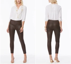 NYDJ Lift Tuck® Coated Legging Pants In Black Medium - Picture 1 of 9