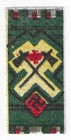 1912 B70 Tobacco Coarse Felt Rug - Indian Blankets Series - Tomahawks & Swastika