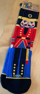 NEW COOL CREW SOCKS TOY SOLDIER CHRISTMAS SZ 8-12 - Picture 1 of 3